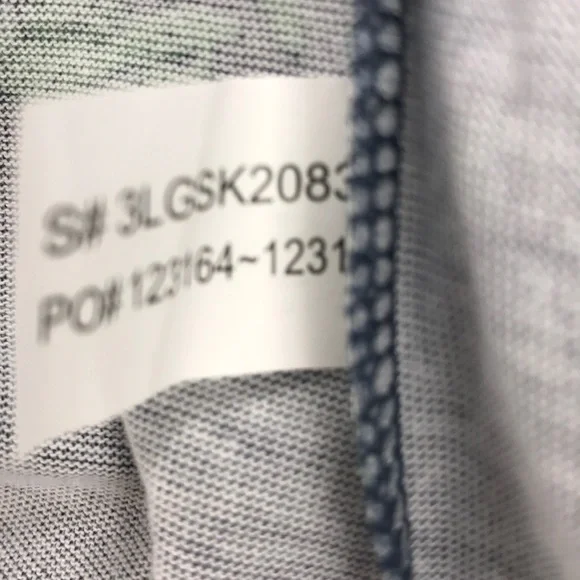 NEW Levis Top Dress Blues Shirt Tropical Print Palm Blue Size Medium - Picture 13 of 14